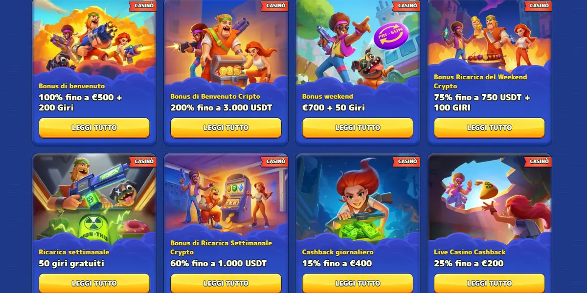 Pistolo Casino bonus